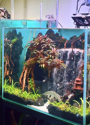 Majestic Driftwood Waterfall