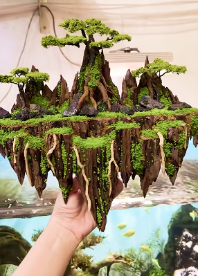 Handcrafted "Avatar" Floating Island